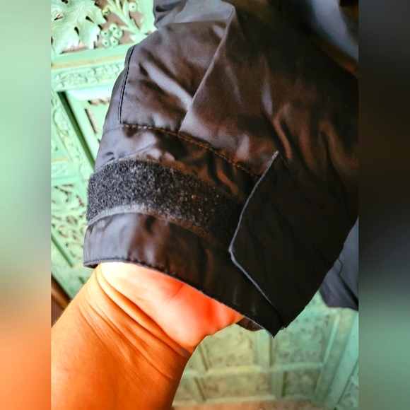 Timberland | Vtg Men's Weathergear Oversized Black Parka Coat | Black Fur - Picture 12 of 16